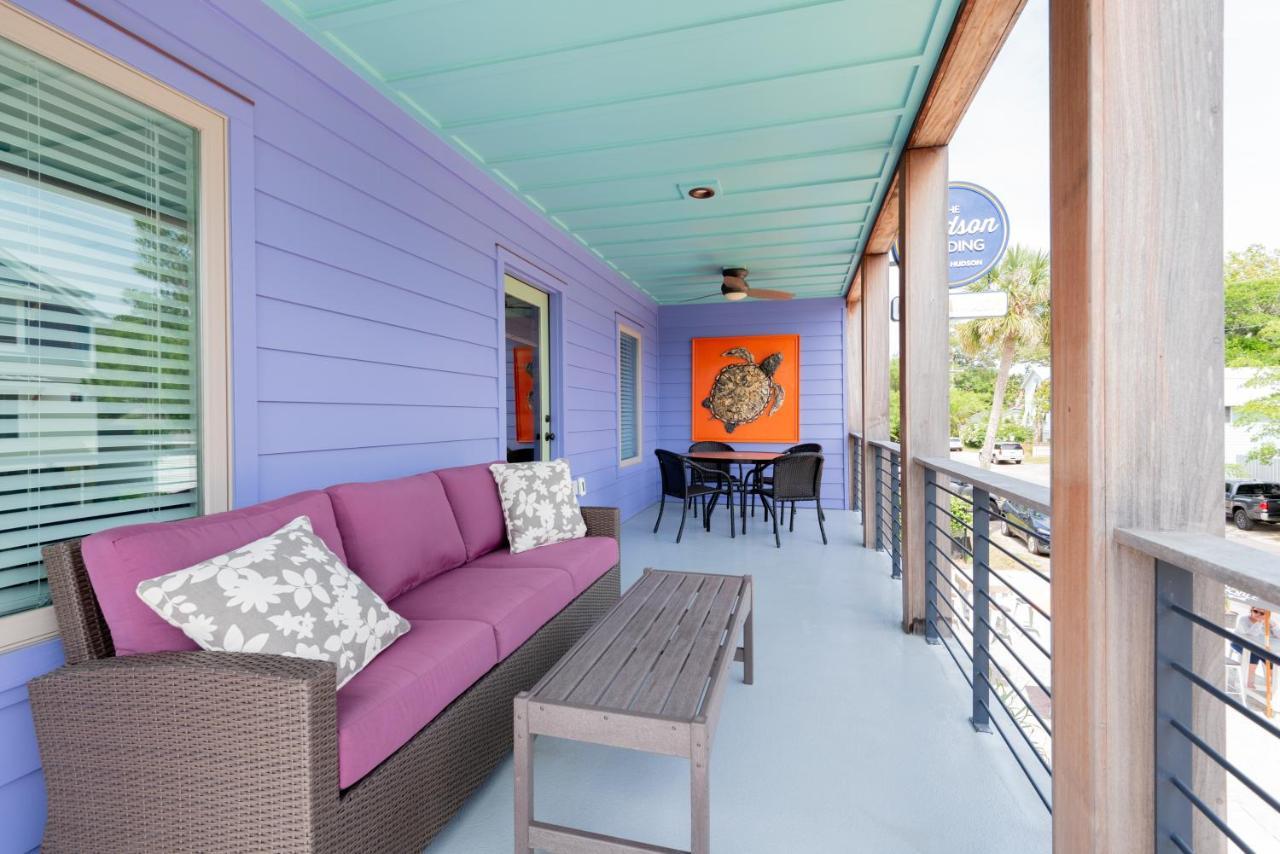 Folly Vacation Perfect Purple Palace Apt A Folly Beach Exterior photo