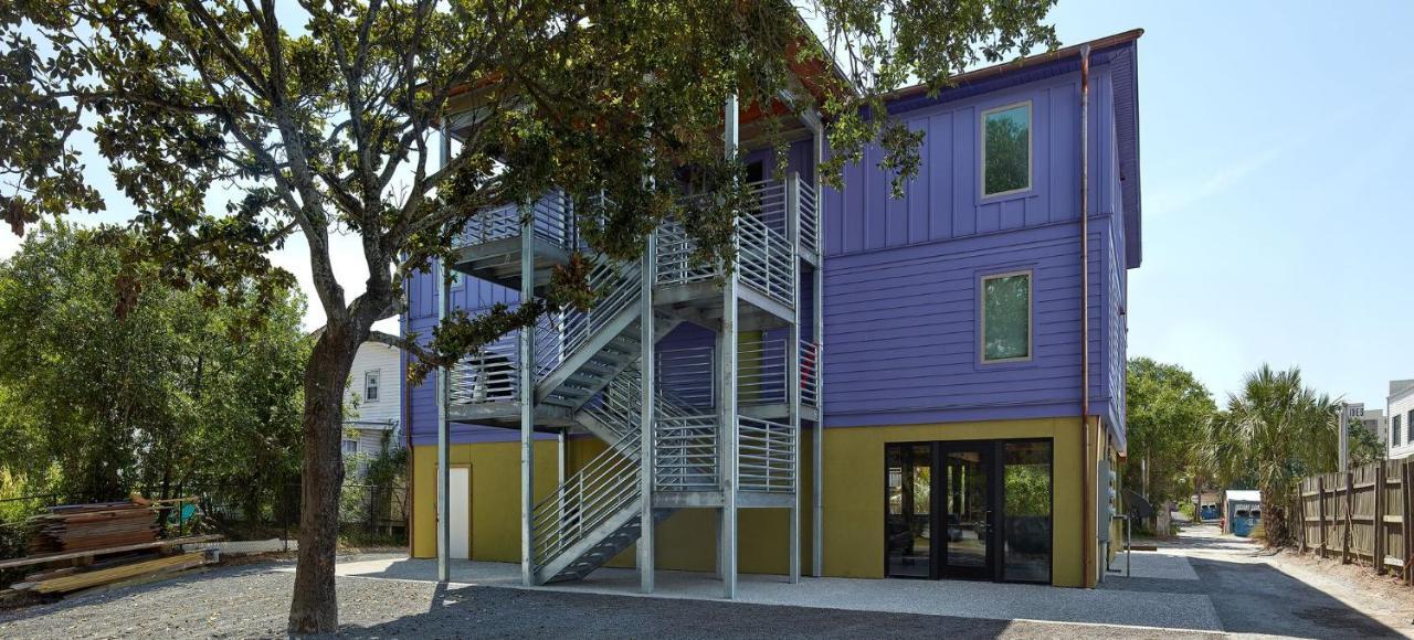 Folly Vacation Perfect Purple Palace Apt A Folly Beach Exterior photo